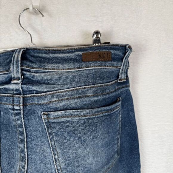 Kut from the Kloth Stevie Straight Leg Medium Whisker Wash Size 8 - Picture 5 of 15
